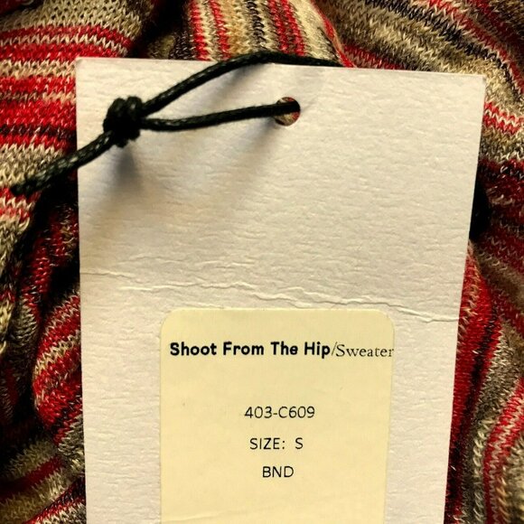 Bailey 44 Multicolor Sweater Top Shoot from the Hip Layered Look Slim Fit Sm NEW - Picture 6 of 7